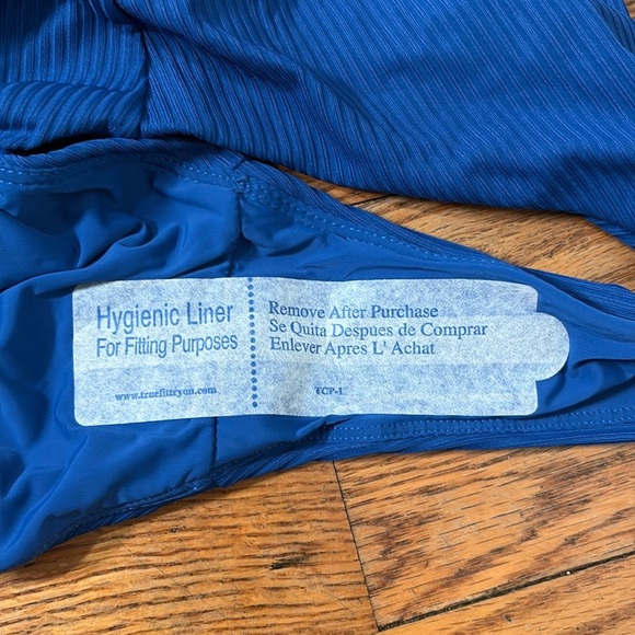 Andie The Marco One Piece Rib Swimsuit Mazarine Blue Size S NWT - Picture 6 of 9